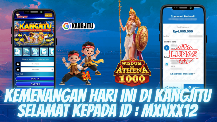 KEMENANGAN HARI INI DI PERMAINAN WISDOM OF ATHENA 1000