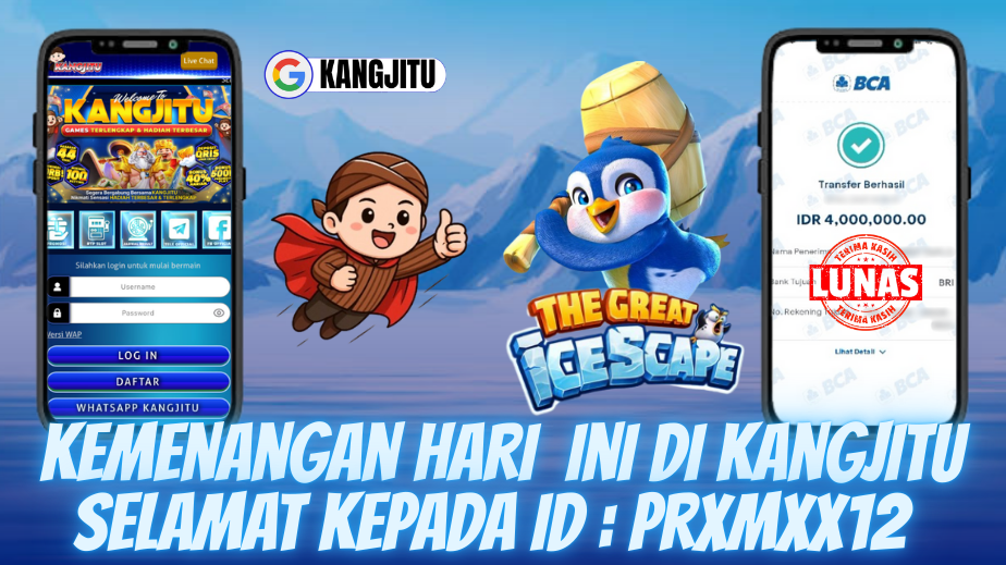 PERMIANAN THE GREAT ICESCAPE KASIH CUAN 4 JUTA DI KANGJITU
