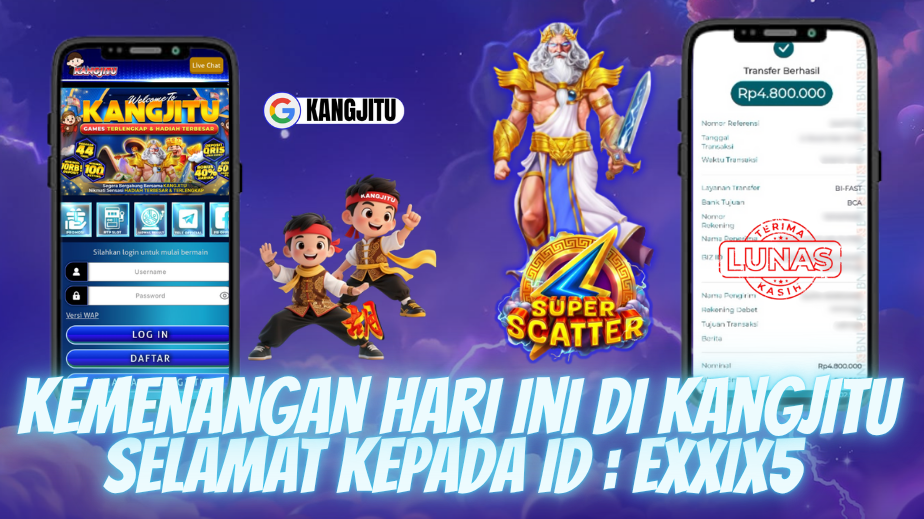 KAKES ZEUS LAGI KASIH JAKPOT AKANGKU