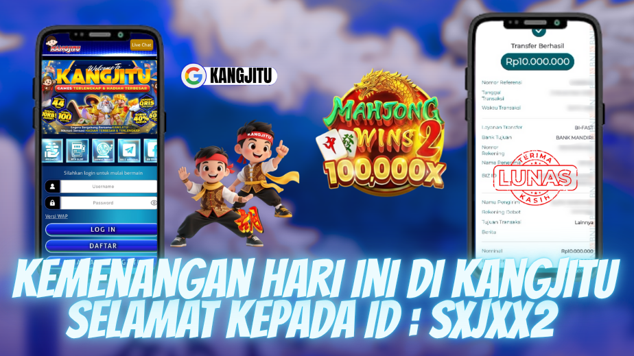 KEMENANGAN MEMBER HARI INI DI MAHJONG WINS AKANGKU