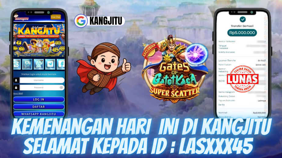 GATOT KACA SUPER SCATTER KASIH JP 5 JUTA HARI INI BOSKU