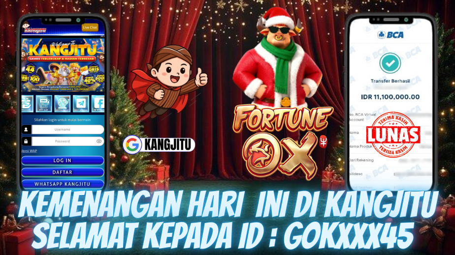 KEMENANGAN TERBESAR HARI DI PERMAINAN FORTUNE OX  11 JUTA AKANGKU