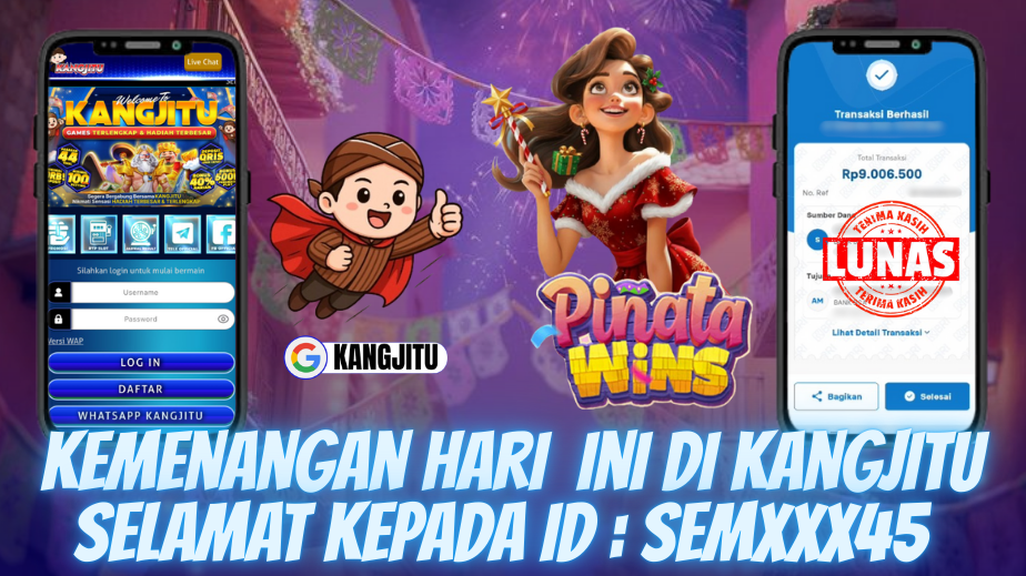 PINATA WINS KASIH JP 9 JUTA DI TISU4D