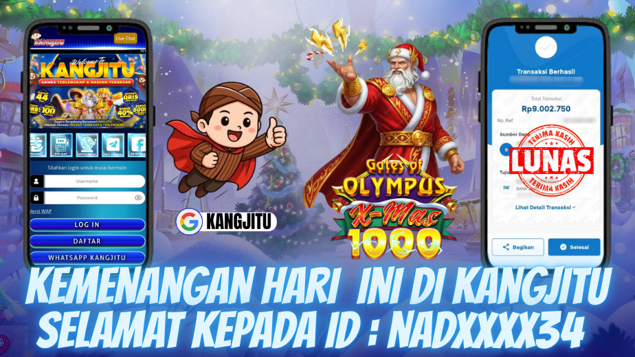 kakek zeus xmas kasih jp 9 juta di Kangjitu