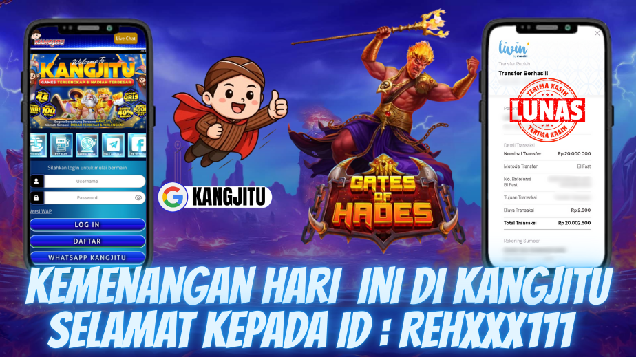 KEMENANGAN DI GATES OF HADES AKANGKU 20 JUTA CAER