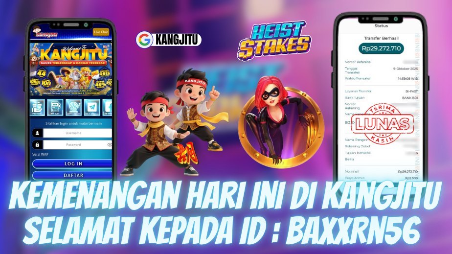 KEMENANGAN HARI INI DI HEIST STAKES 29 JUTA