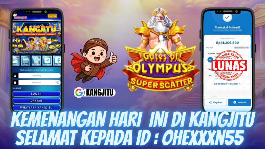 KEMENANGAN 30 JUTA DI KAKEK ZEUS SUPER SCATTER BOSKU