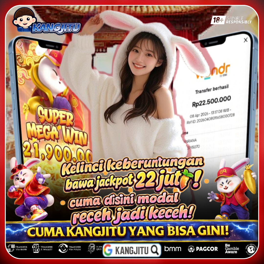 Modal receh tapi hasil nya keceh cuma di Kangjitu yang bisa gini   Game kelinici keberuntungan beneran bawa keberuntungan!  Buruan mainkan sekarang hanya di sini