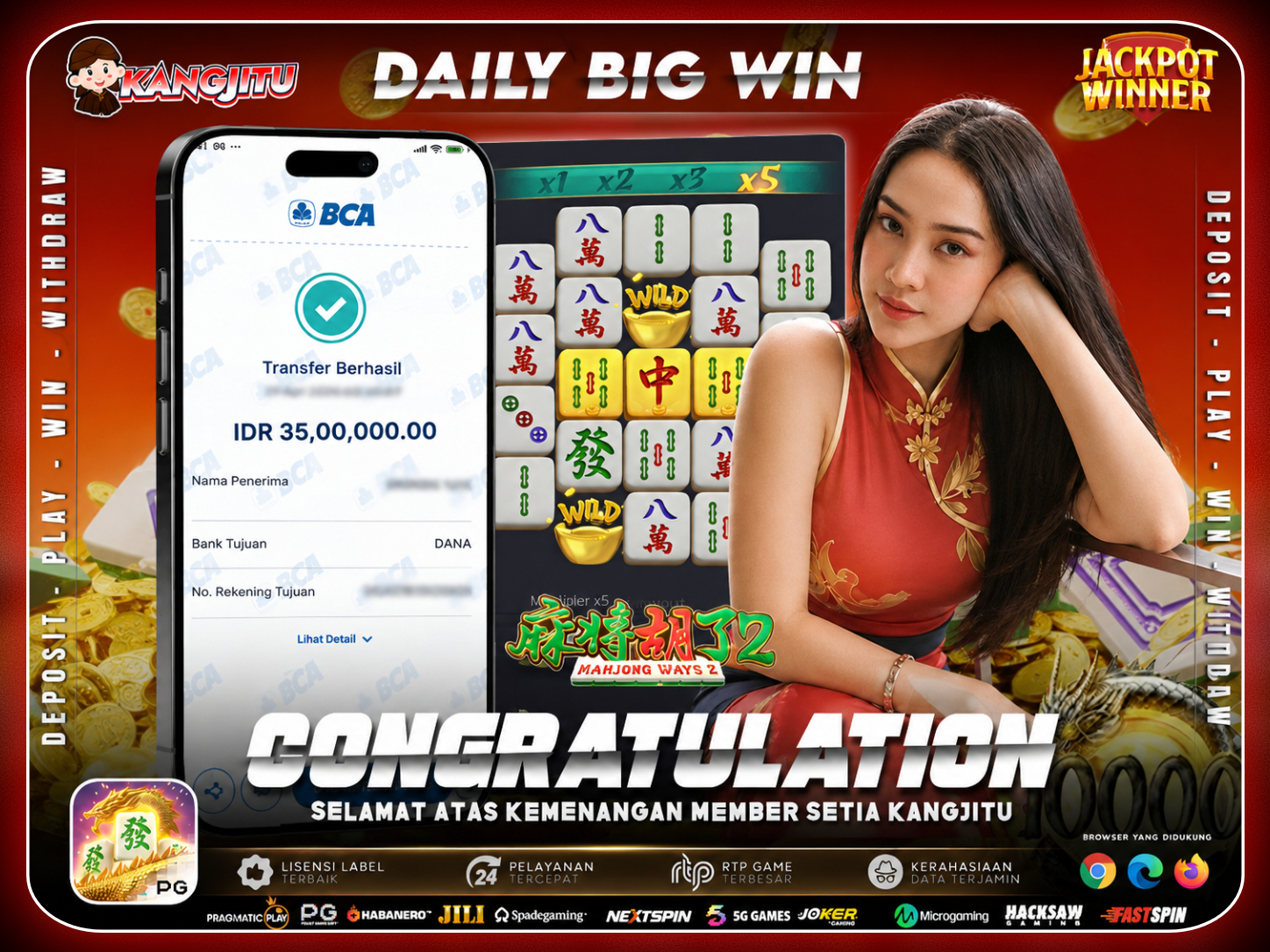 MAHJONG WAYS 2 HASILKAN 35 JUTA? CUMA DI KANGJITU BISA GINI