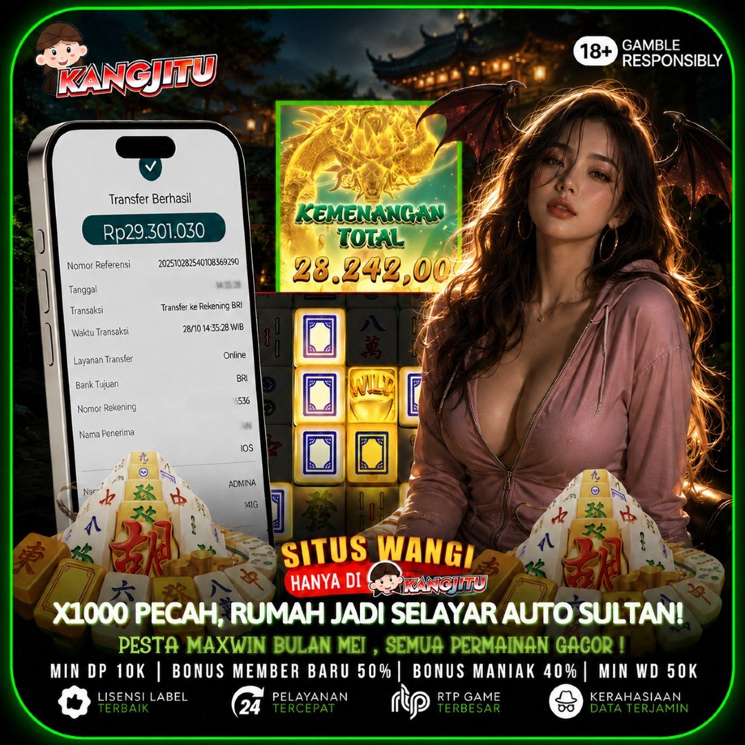 MAHJONG WAYS MENGELUARKAN X1000! Modal receh tapi hasil nya keceh cuma di Kangjitu yang bisa gini  Buruan mainkan sekarang hanya di Kangjtu