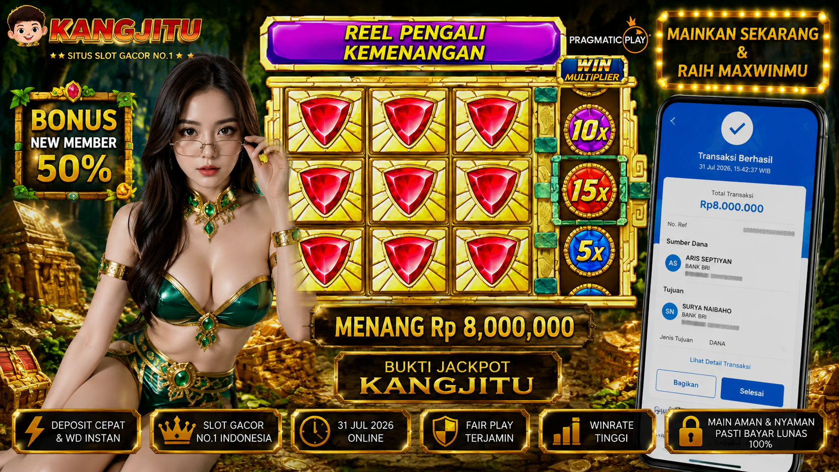 Aztec Gems PLAY PRAGMATIC PLAY!!!!! JACKPOT DIBAYAR LUNAS!!! KANGJITU KESERUAN BERMAIN TANPA BATAS SETIAP HARI!!🚀