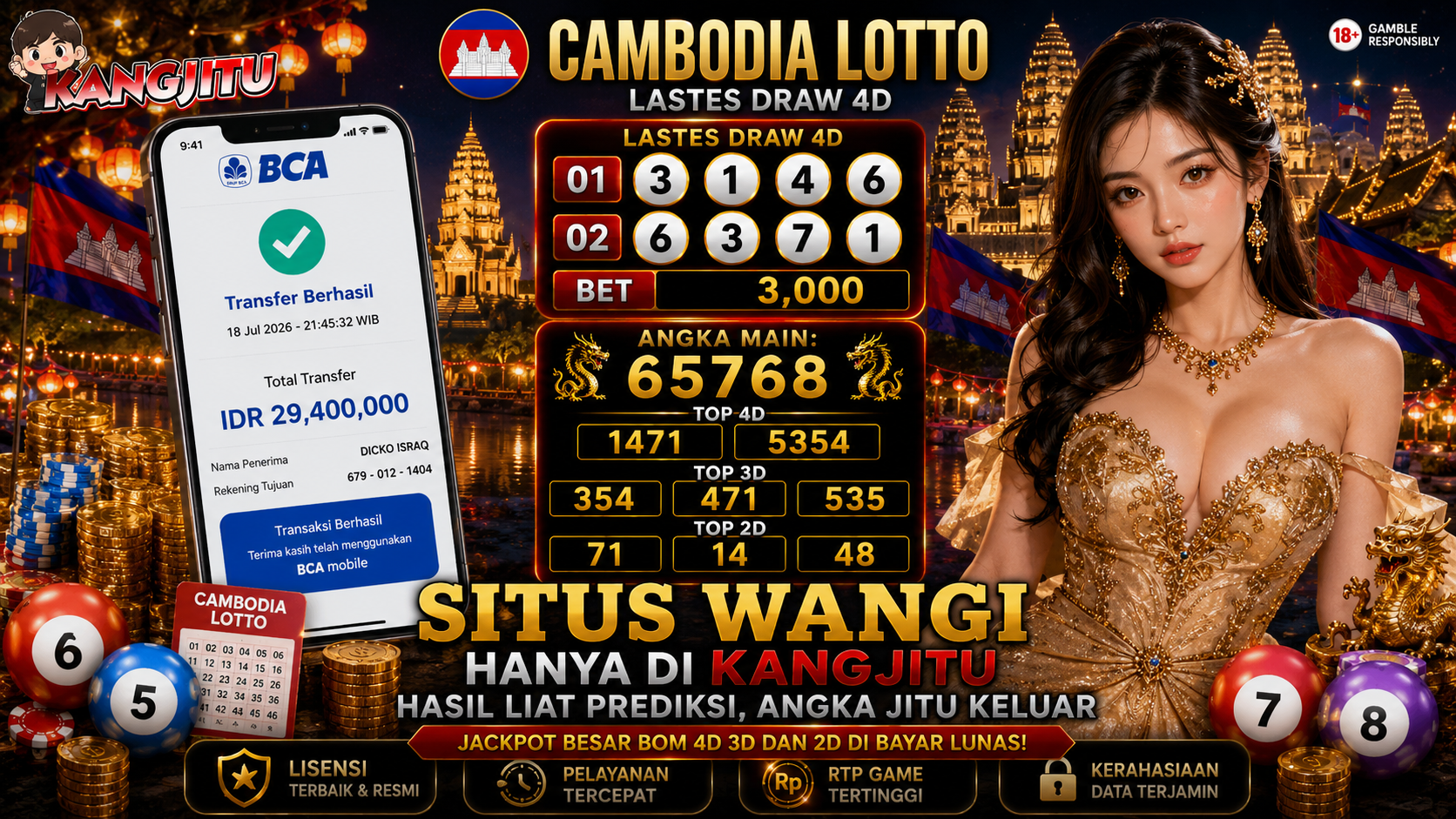 CAMBODIA JACKPOT BOOM PECAH HASIL PREDIKSI DARI KANGJITU!!!🚀