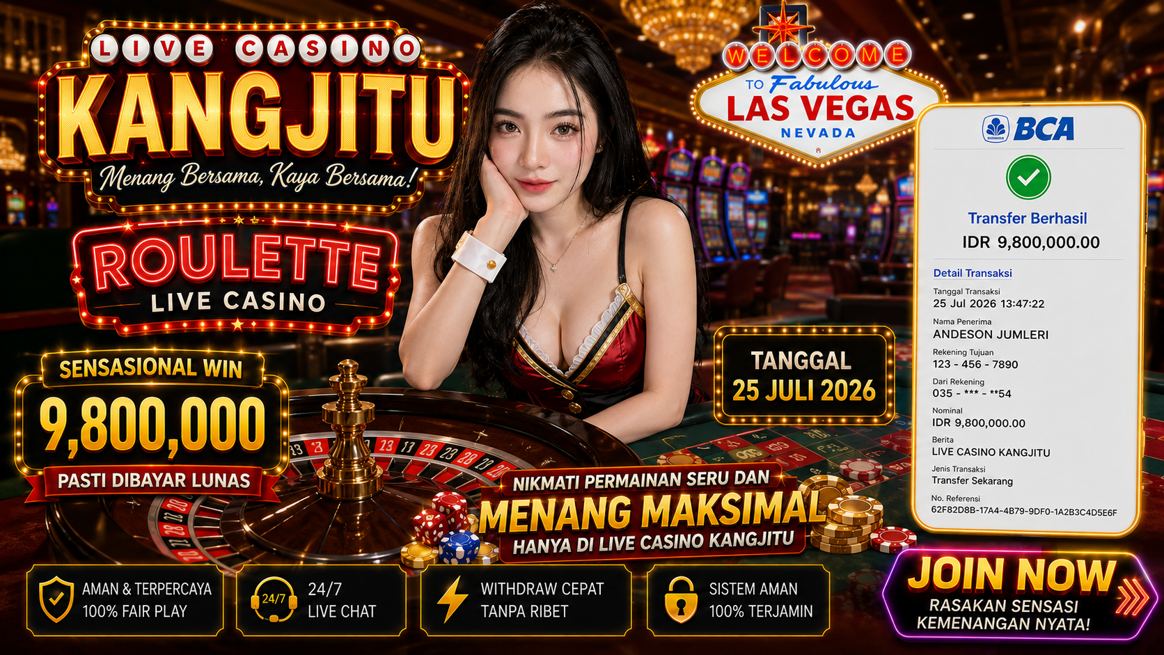 Roulette LIVE CASINO JACKPOT !!! KANGJITU KESERUAN BERMAIN TANPA BATAS SETIAP HARI!!🚀