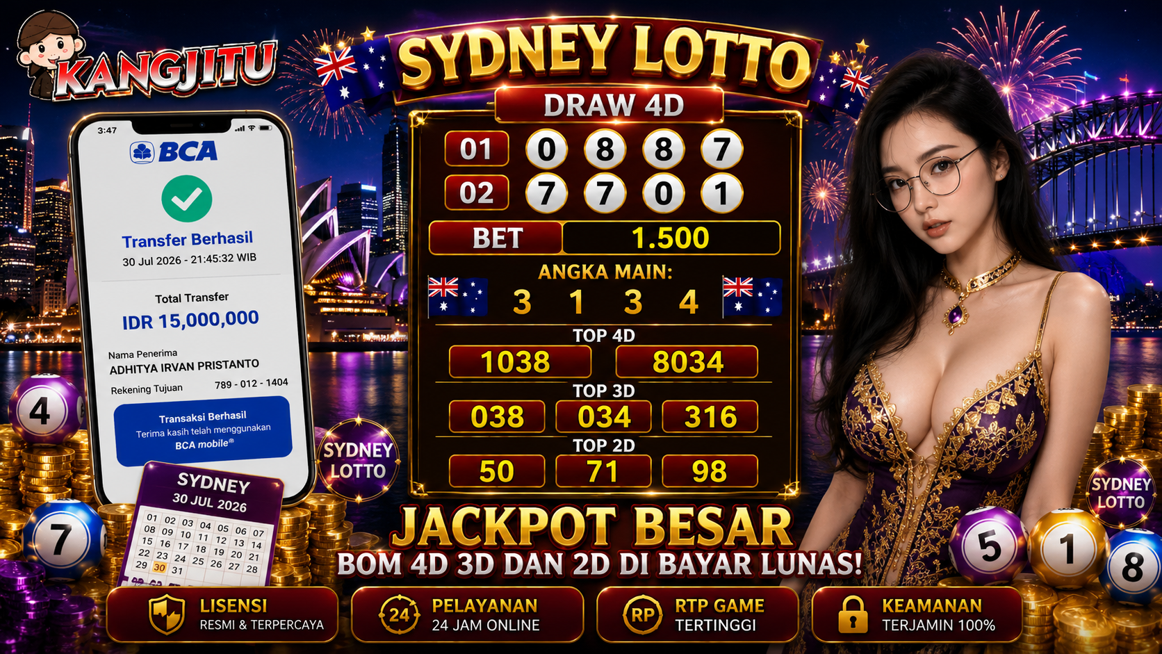 SYDNEY LOTTO JACKPOT BOOM PECAH HASIL PREDIKSI DARI KANGJITU!!!🚀