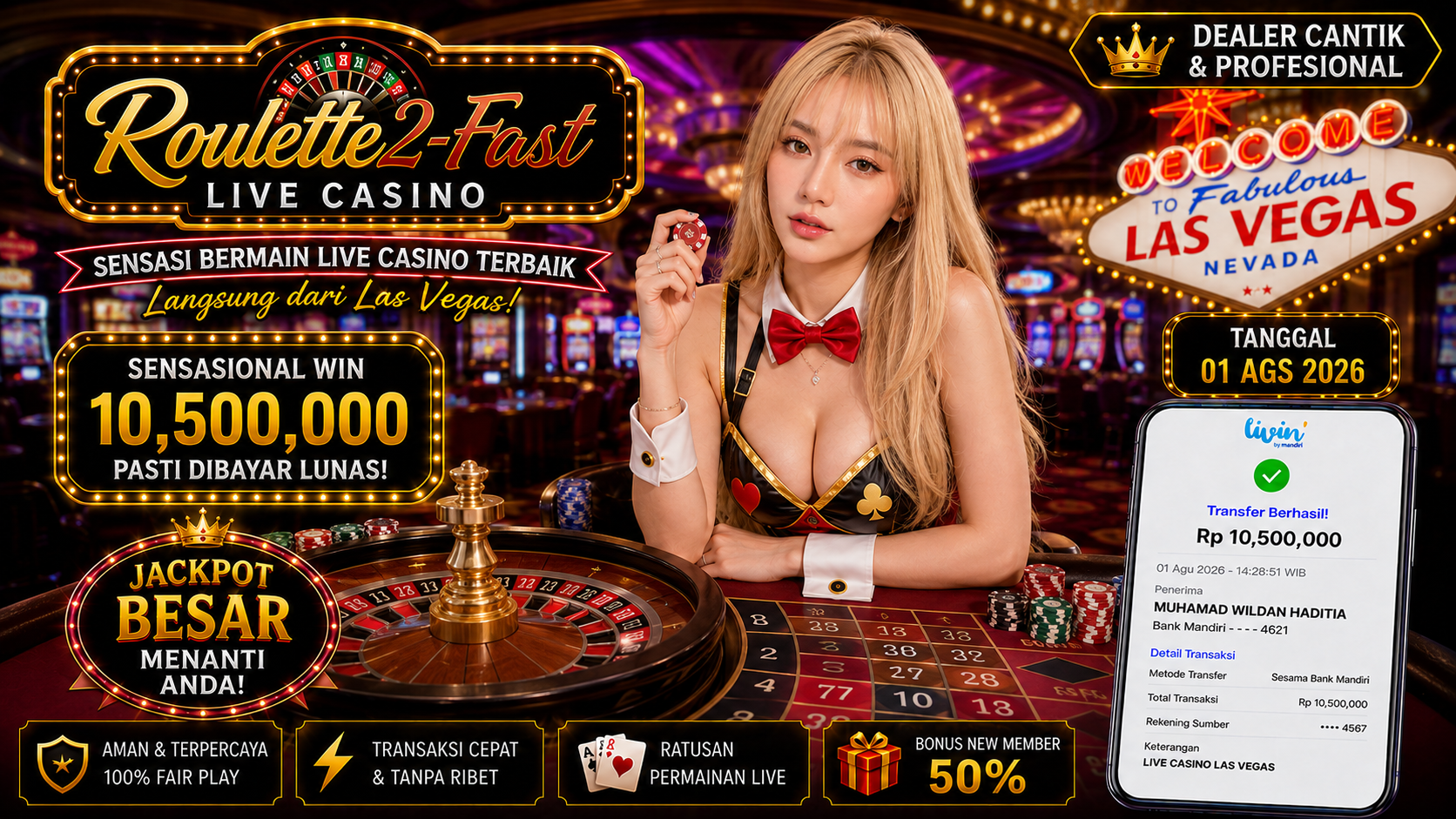 LIVE CASINO JACKPOT !!! KANGJITU KESERUAN BERMAIN TANPA BATAS SETIAP HARI!!🚀