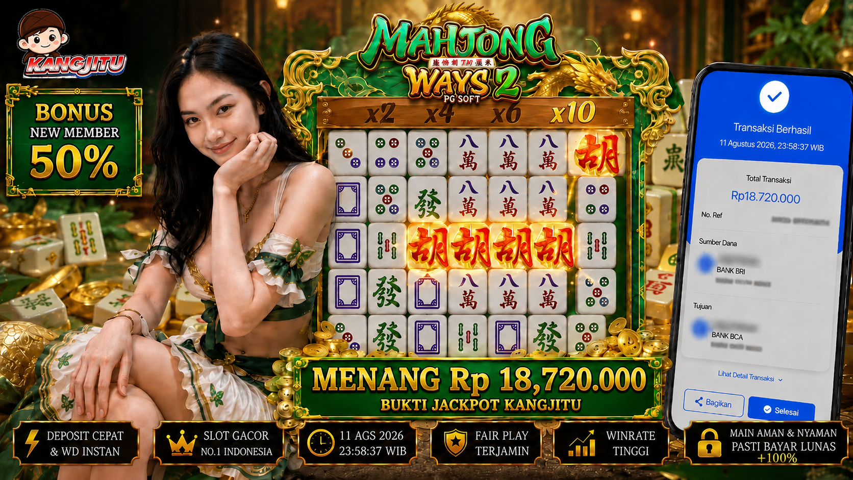 GAS MAHJONG WAYS 2 GACOR PAGI INI