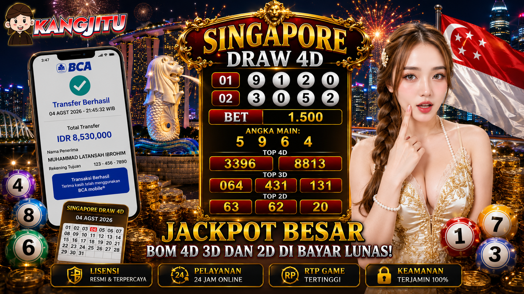 SINGAPORE JACKPOT BOOM PECAH HASIL PREDIKSI DARI KANGJITU!!!🚀