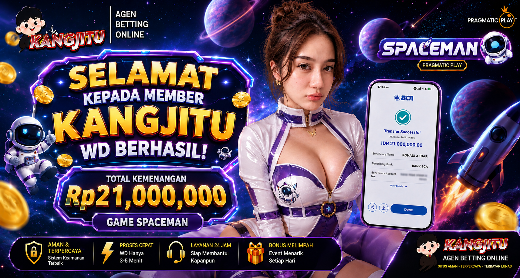 SPACEMAN BERIKAN JACKPOT BESAR! 🚀💰🔥 SIAP MELUNCUR MENUJU KEMENANGAN DAN RAIH JACKPOT HARI INI!