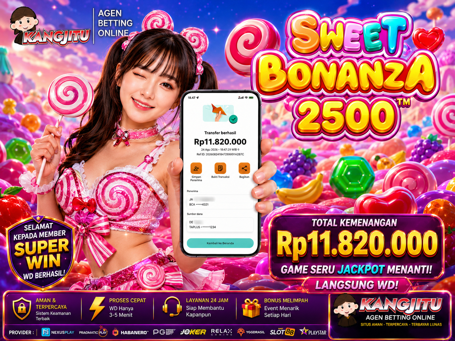 Sweet Bonanza 2500 MENYALA SEKALIII AKANGGG GASSKENN