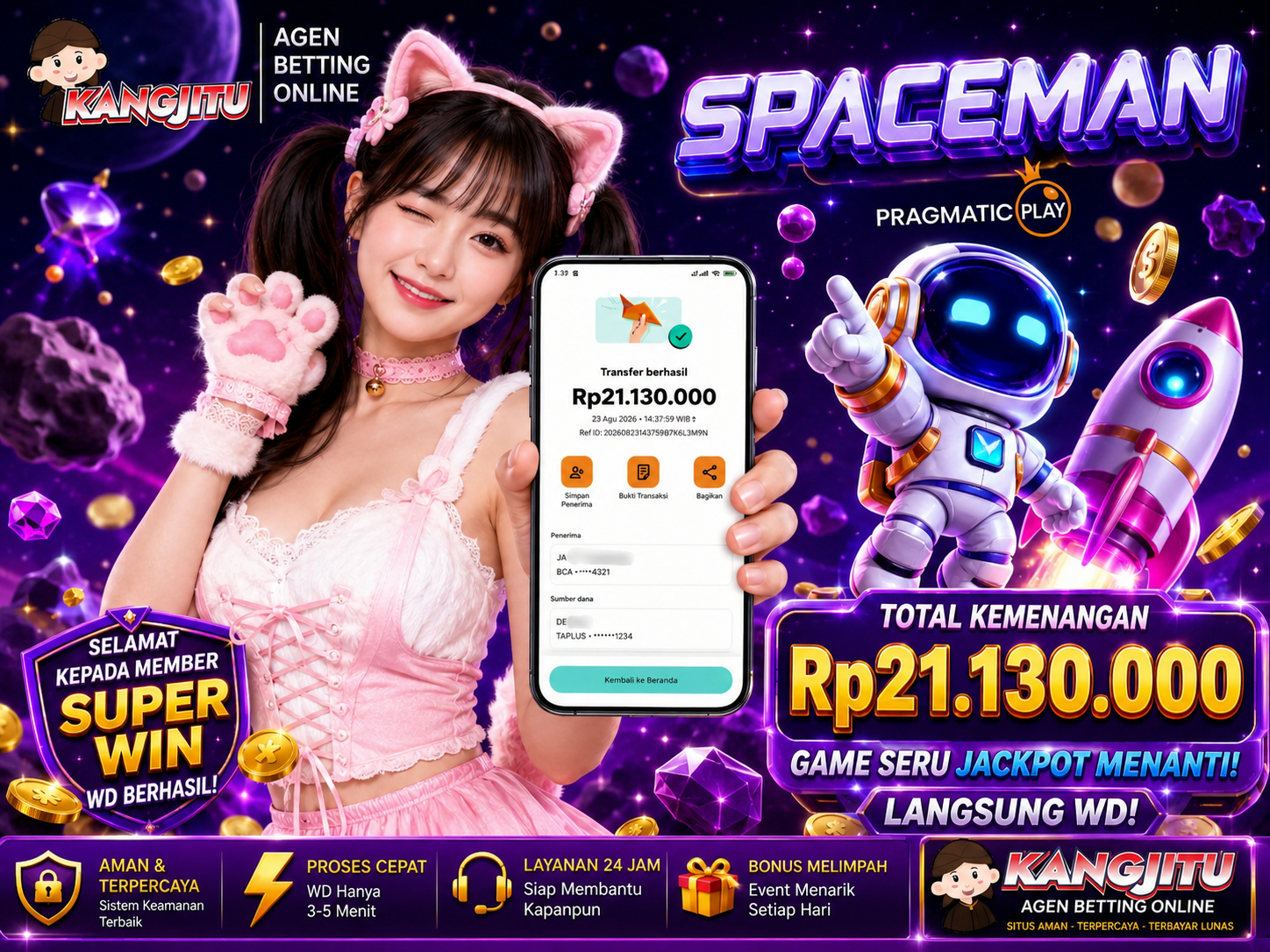 ROCKET KECILL MEMBERIKAN JACKPOT BESAR GASSKENN AKANGG
