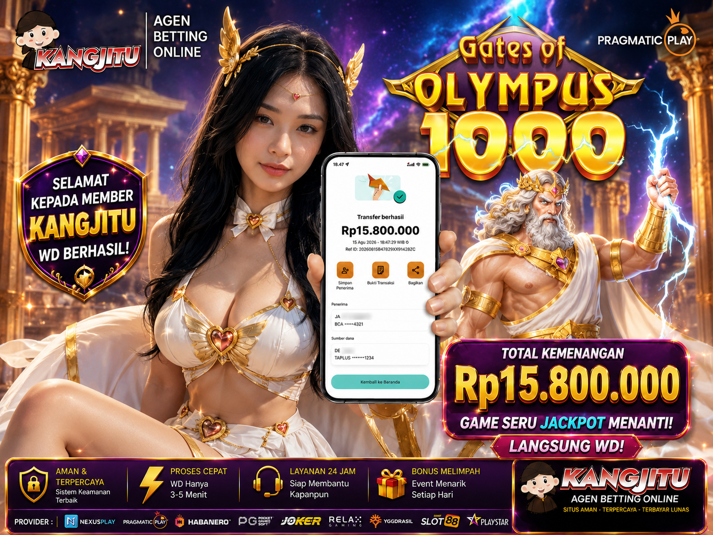 JACKPOT MAXWINNN Olympus 1000 DIBAYAR LUNAS!!!! KESERUAN BERMAIN TANPA BATAS SETIAP HARI!!🚀