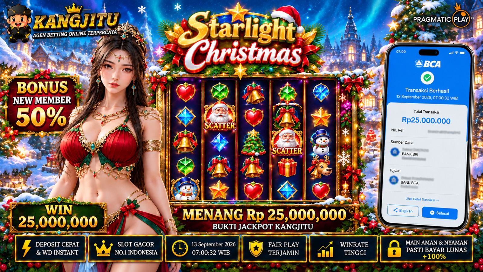 GACORNYA Starlight Christmas TIADA TANDING AKANGKU, SCATTERNYA GACOR ABIS PAGI INI, GAS BURUAN COBA SEKARANG!!!!!!