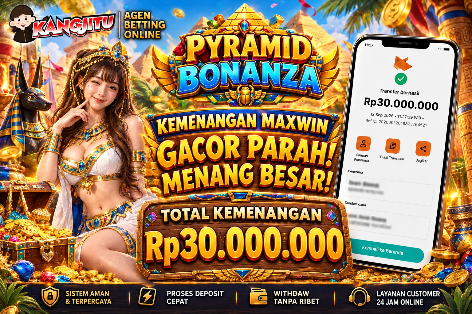 Pyramid Bonanza!!!1 siap menemanii kamu kapan saja, GAS AKANGKUU DICOBA YAWW!!!
