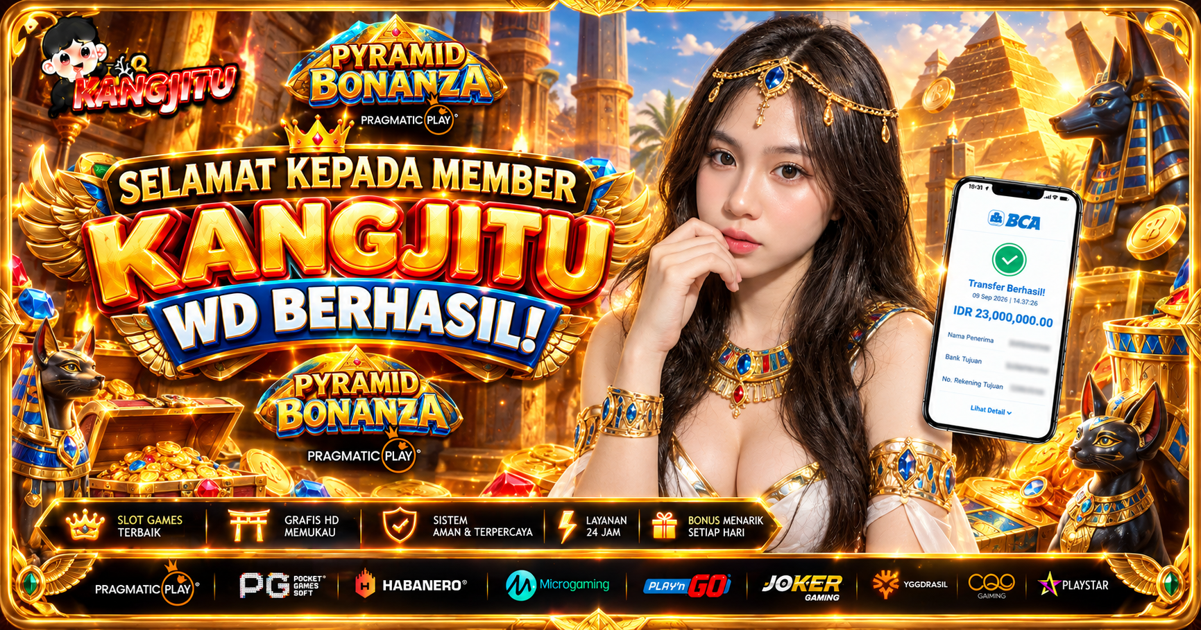 SELAMAT KEPADA MEMBER KANGJITU!!! WD Rp23.000.000 — BERHASIL!!