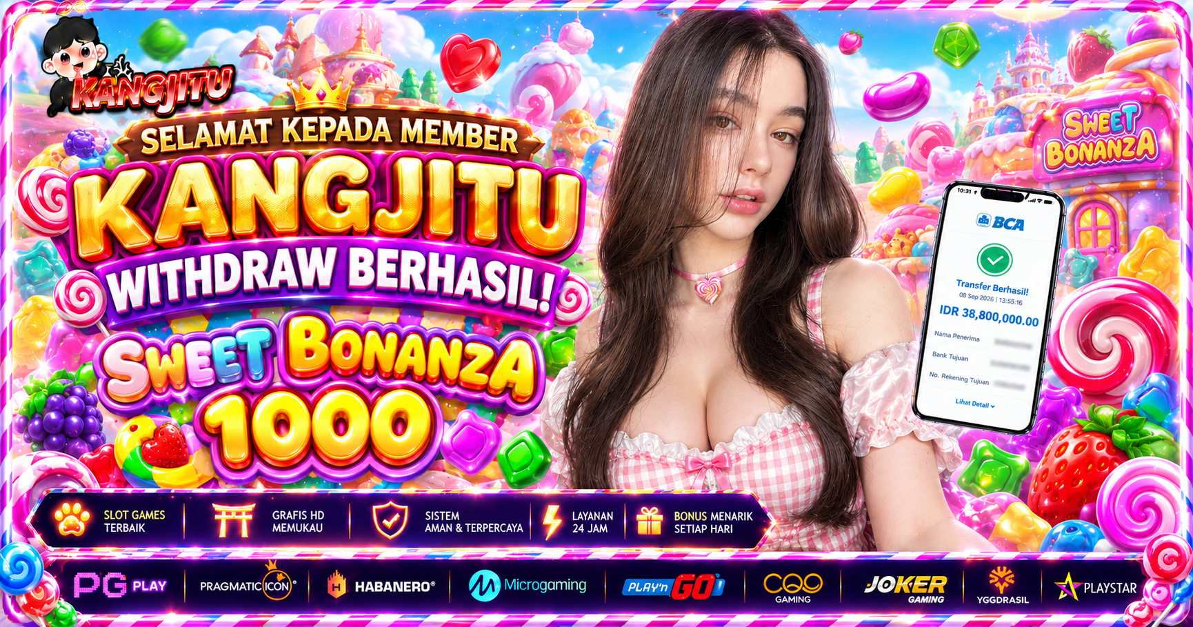 MANISNYA KEMENANGAN, SEINDAH BONANZA!!!! Selamat Atas Withdraw Berhasil!