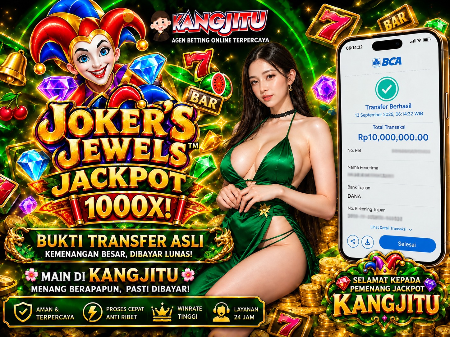 JOKER'S  JEWELS SIAP MENEMANI AKANGKU!!!! GACORNYA PRAGMATIC BUKAN MAEN, GAS COBAIN SEKARANG !!!!