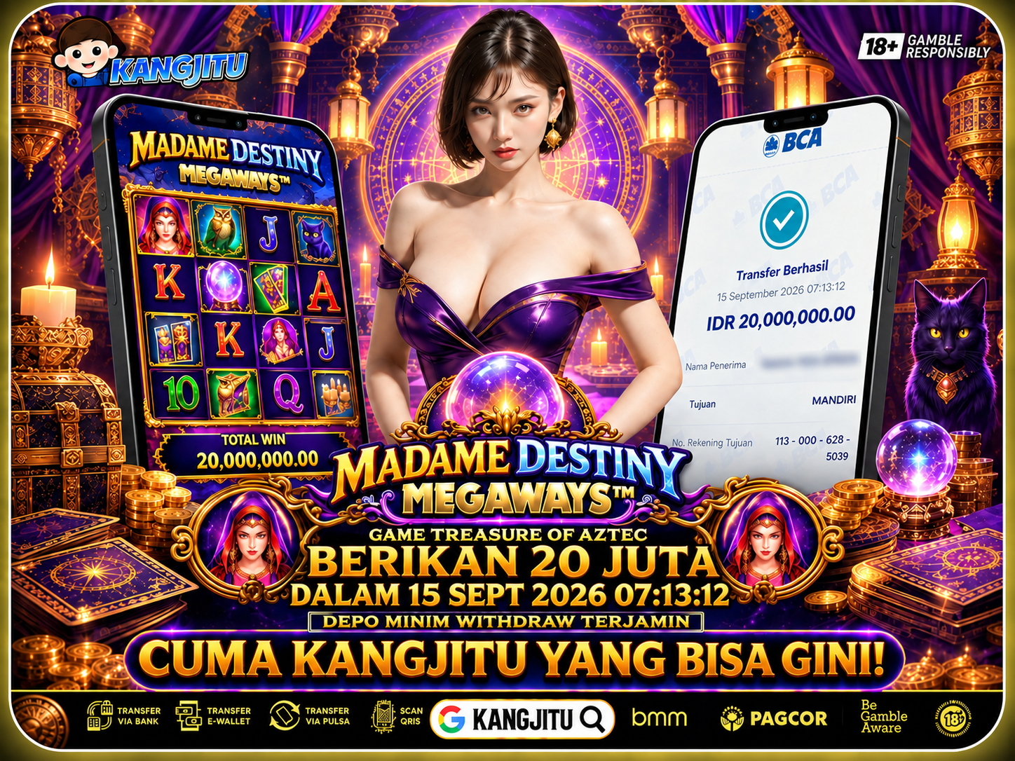 PAGI GINI CARI CUAN CUMAN  DI Madame Destiny Megaways MODAL RECEH JUTAAN BURUN GAS SEKARANG