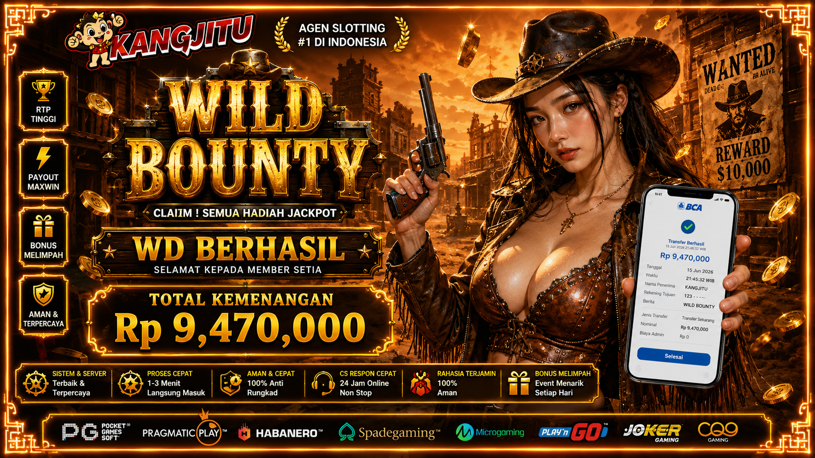 SENSASI SERU, HADIAH MELIMPAH!WD BERHASIL, CUAN MAKSIMAL!